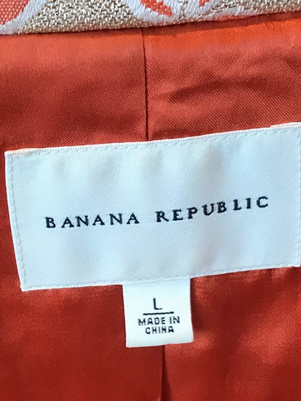 Y2K 🔥 2005 RUNWAY BANANA REPUBLIC CORAL FLORAL METALLIC JACQUARD TRENCH - Picture 6 of 16